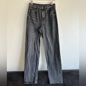 AE "Baggy Jean" High Rise Straight Jeans 90's Loose fit Size 4 Long